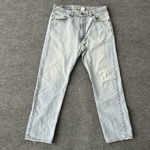 Vintage Levis Jeans Mens 36x30 505 Straight Leg Distressed Made USA 90s P!